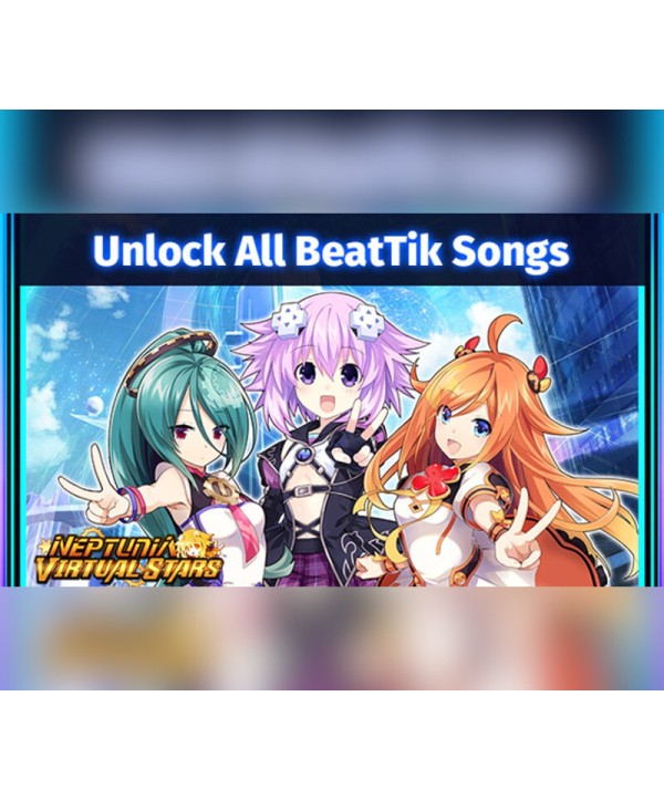 Neptunia Virtual Stars - Unlock All BeatTik Songs DLC Steam Key EUROPE